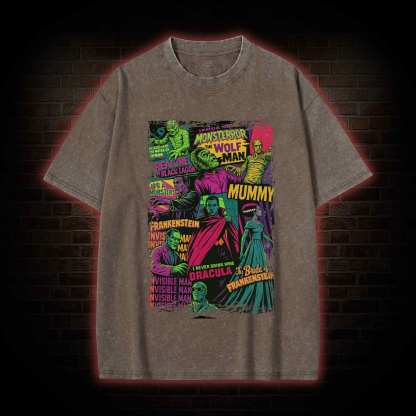 Monsters Washed T-shirt