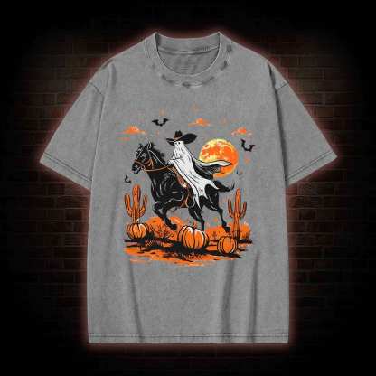 Halloween Party Washed T-shirt