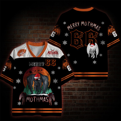 Merry Mothman Christmas Mesh Jersey