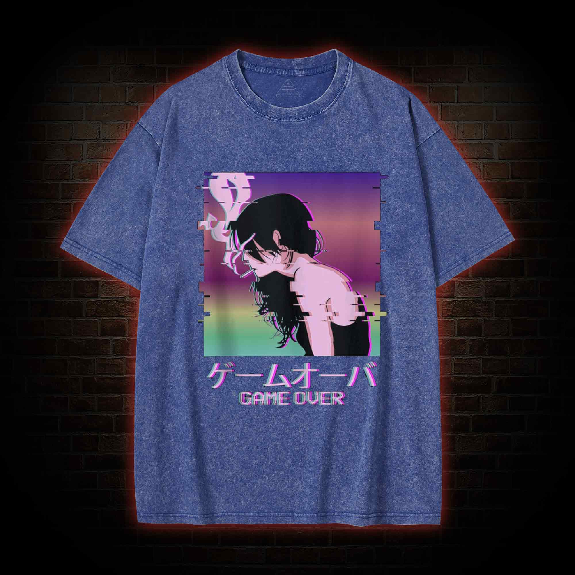Sad Girl Washed T-shirt