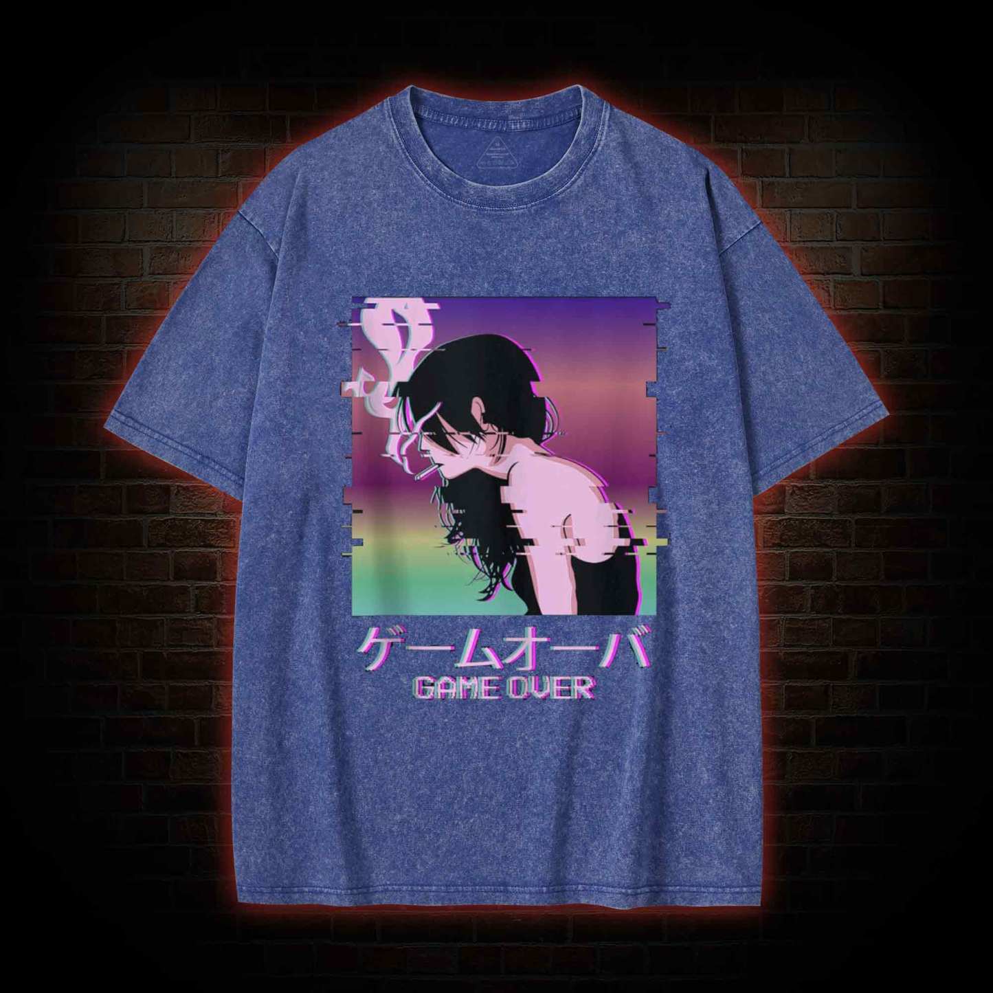 Sad Girl Washed T-shirt