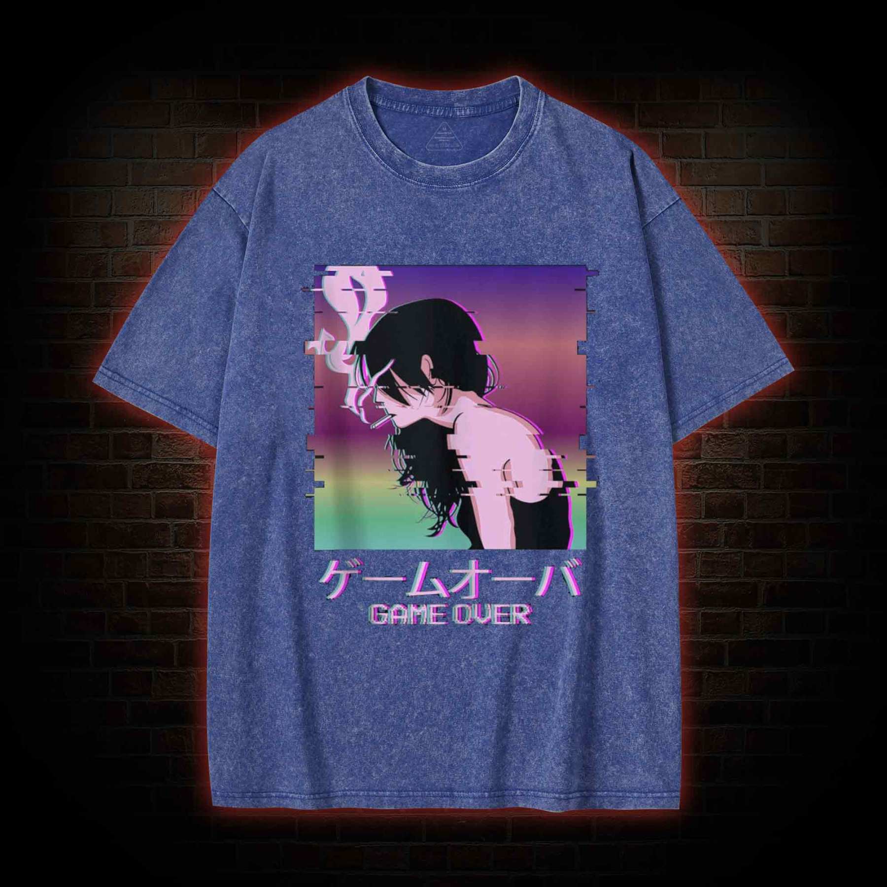 Sad Girl Washed T-shirt