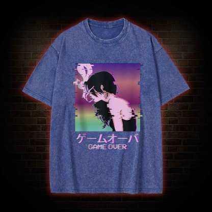 Sad Girl Washed T-shirt