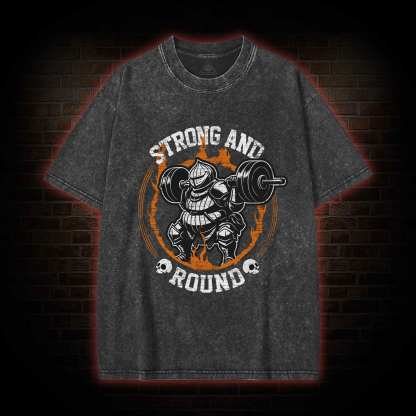 Strong and Round Washed T-shirt