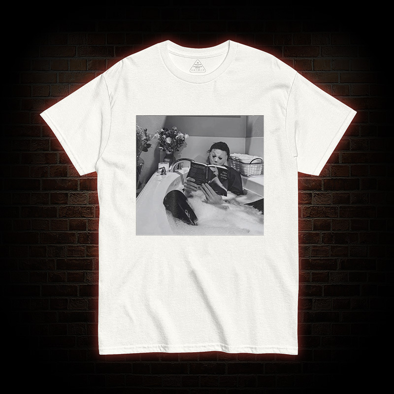 Vintage Michael Myers Bathtub Halloween Washed T-shirt
