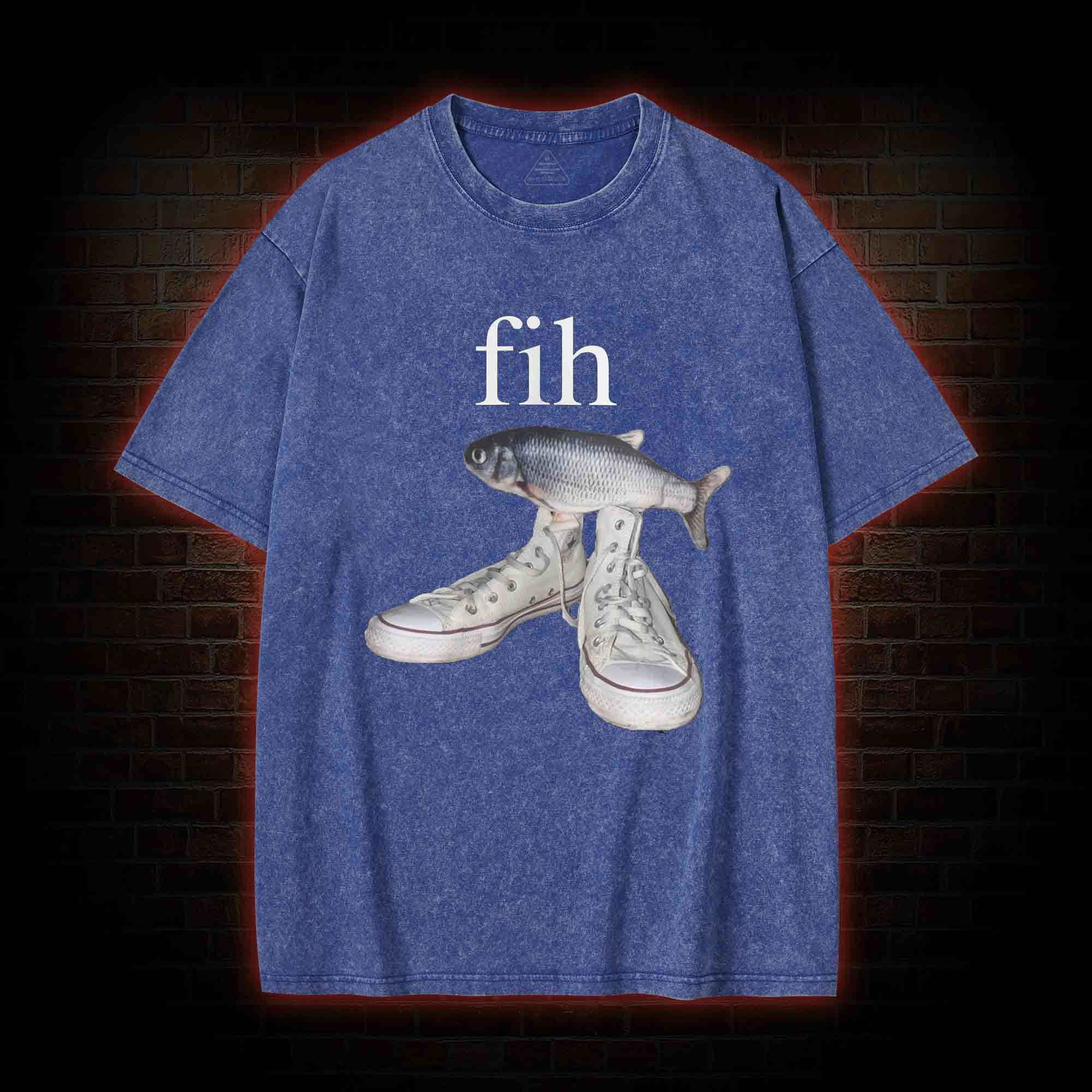 Funny Fish Washed T-shirt