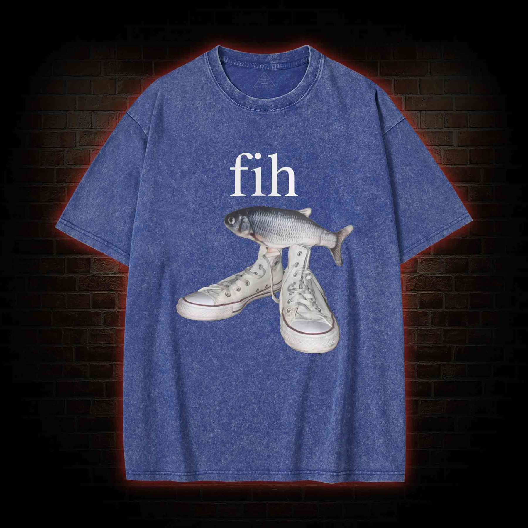 Funny Fish Washed T-shirt