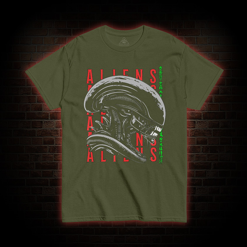 Alien Xenomorph Horror Movie T-shirt