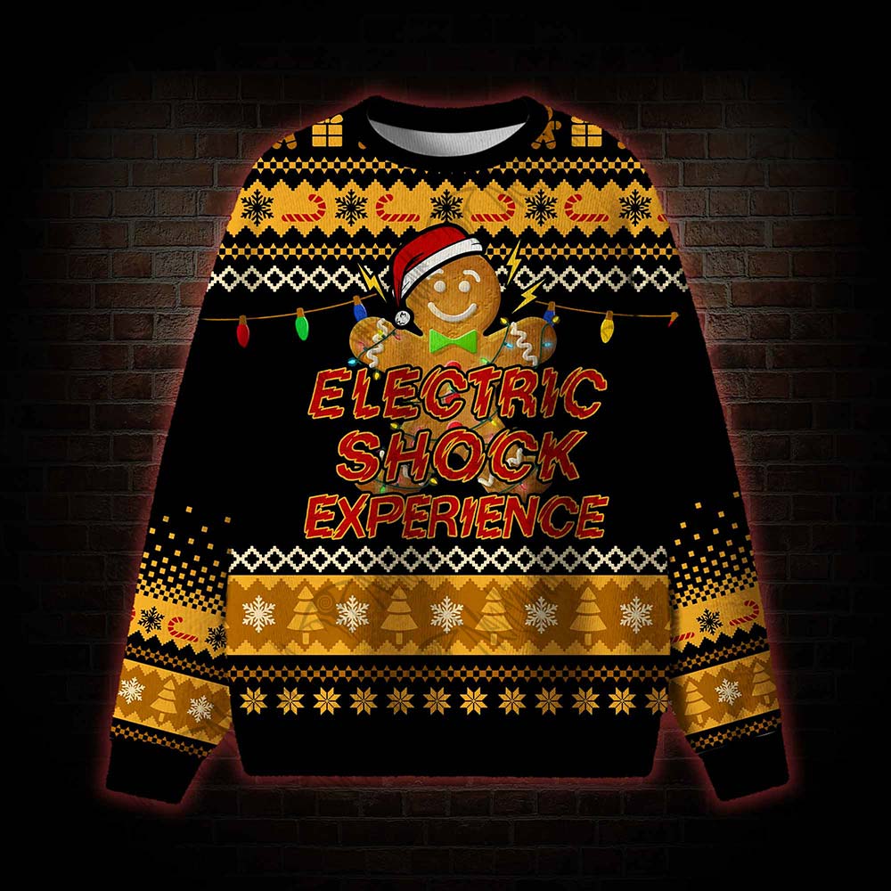 Electric Shock Experience Ugly Sweatshirts