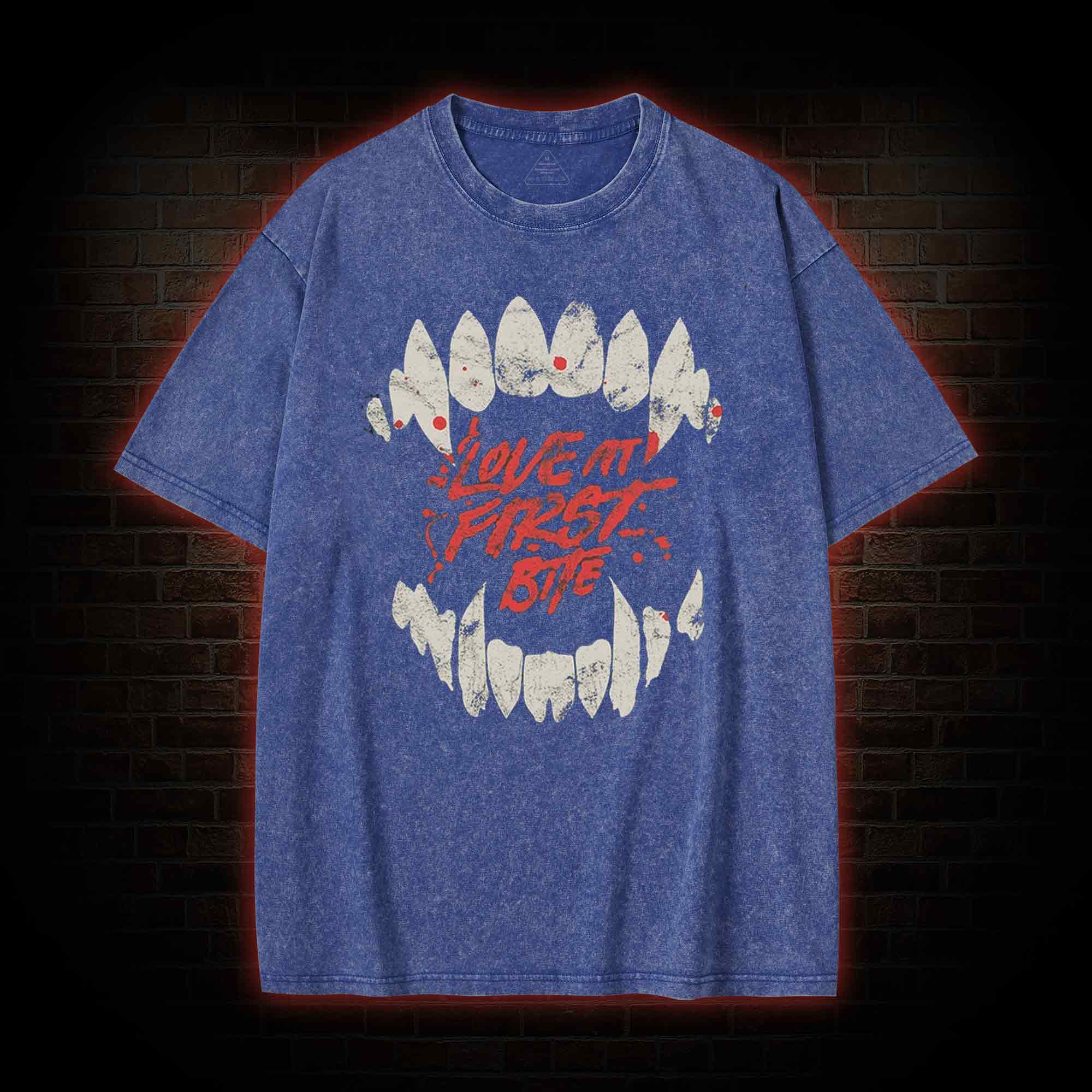 Love at First Bite Washed T-shirt