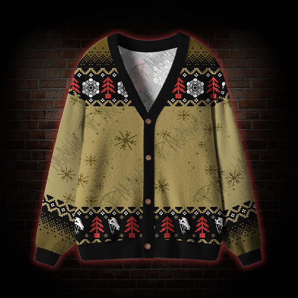 Do Not Open Till Christmas Cardigan Sweater