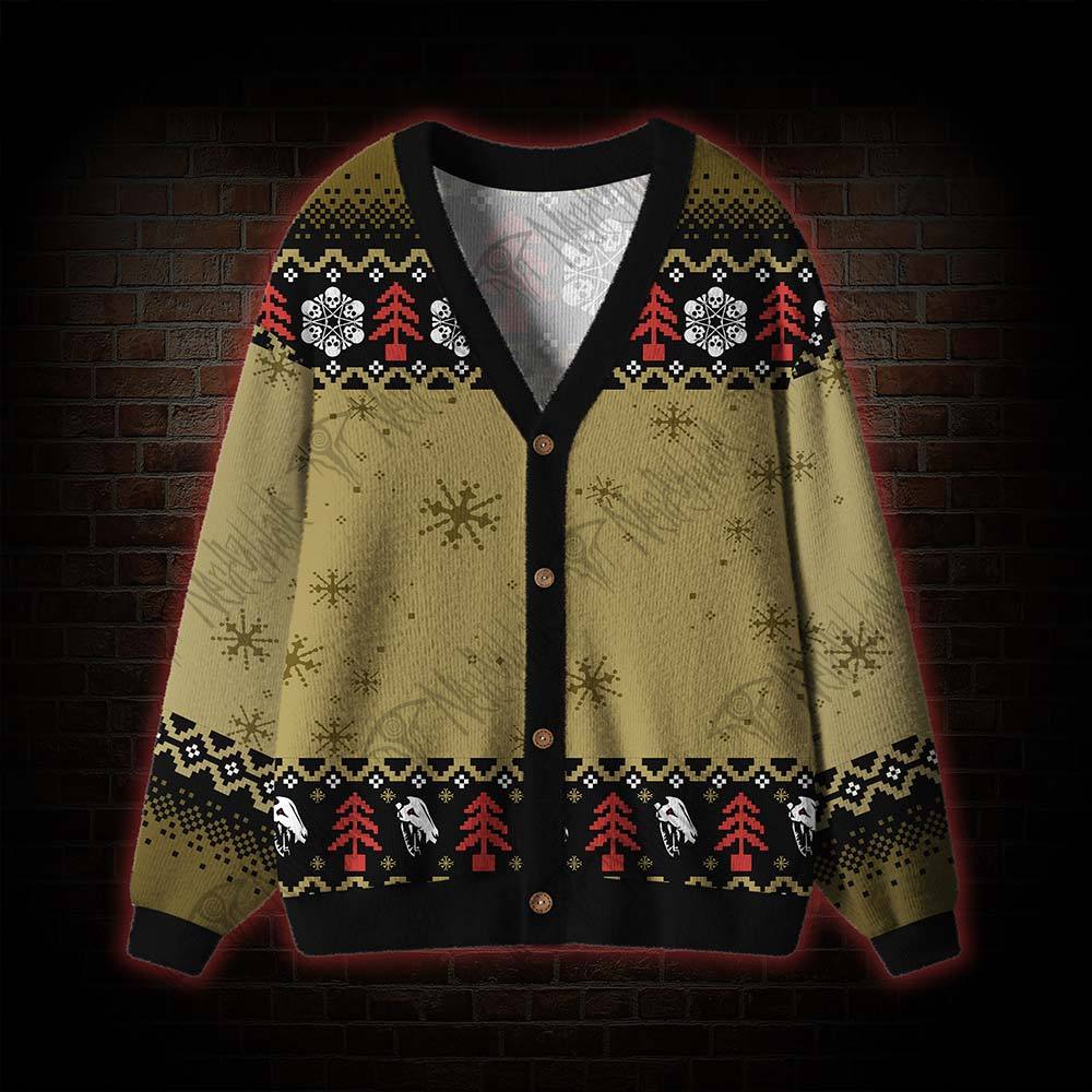 Do Not Open Till Christmas Cardigan Sweater