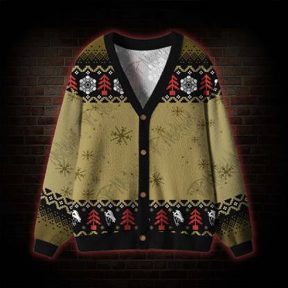 Do Not Open Till Christmas Cardigan Sweater