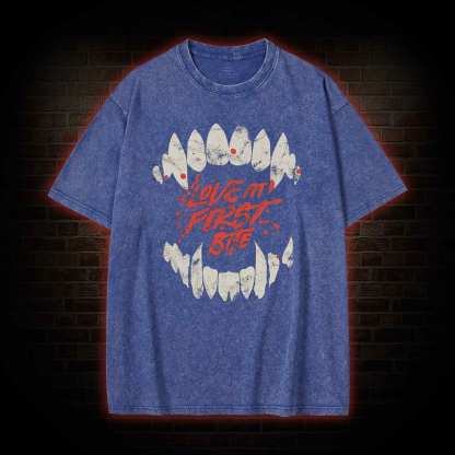 Love at First Bite Washed T-shirt