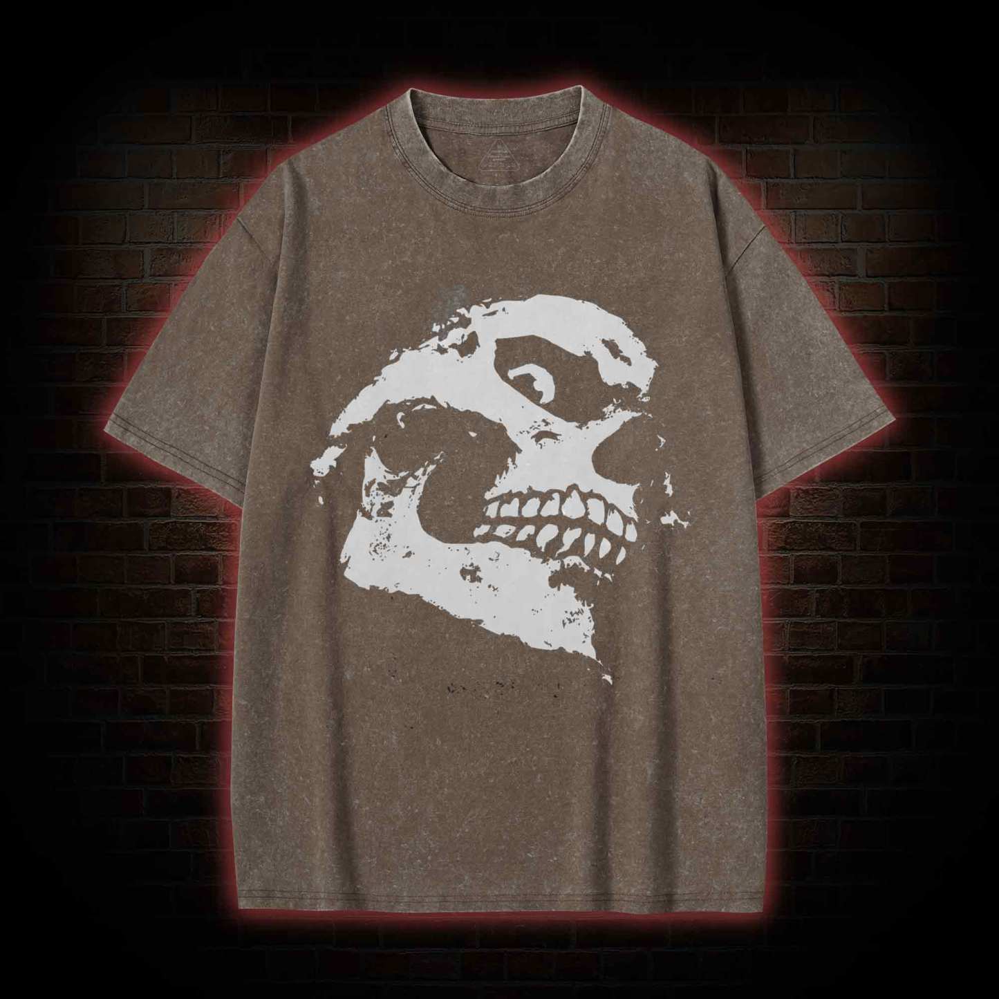 Retro Skull Washed T-shirt
