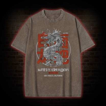 White Dragon Noodle Bar Washed T-shirt