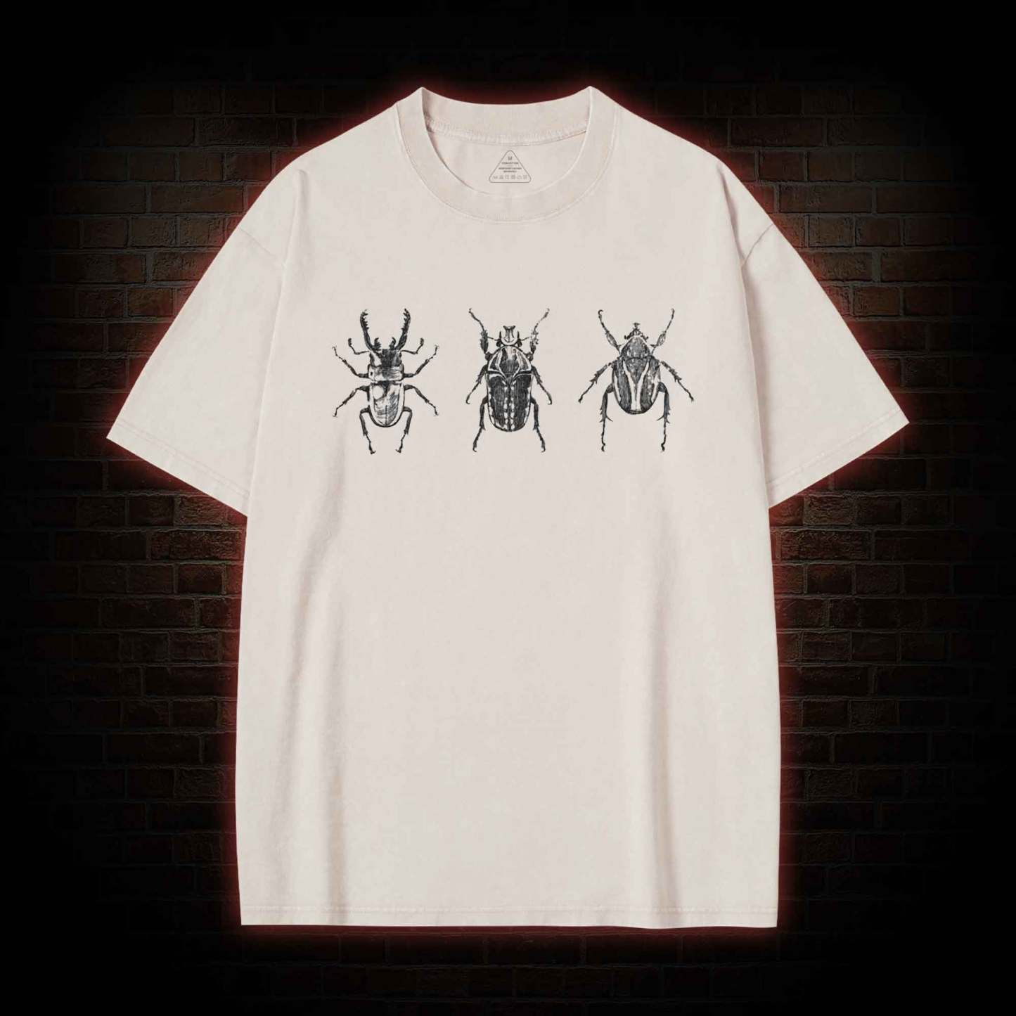 Distressed Beetle Washed T-shirt