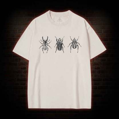 Distressed Beetle Washed T-shirt