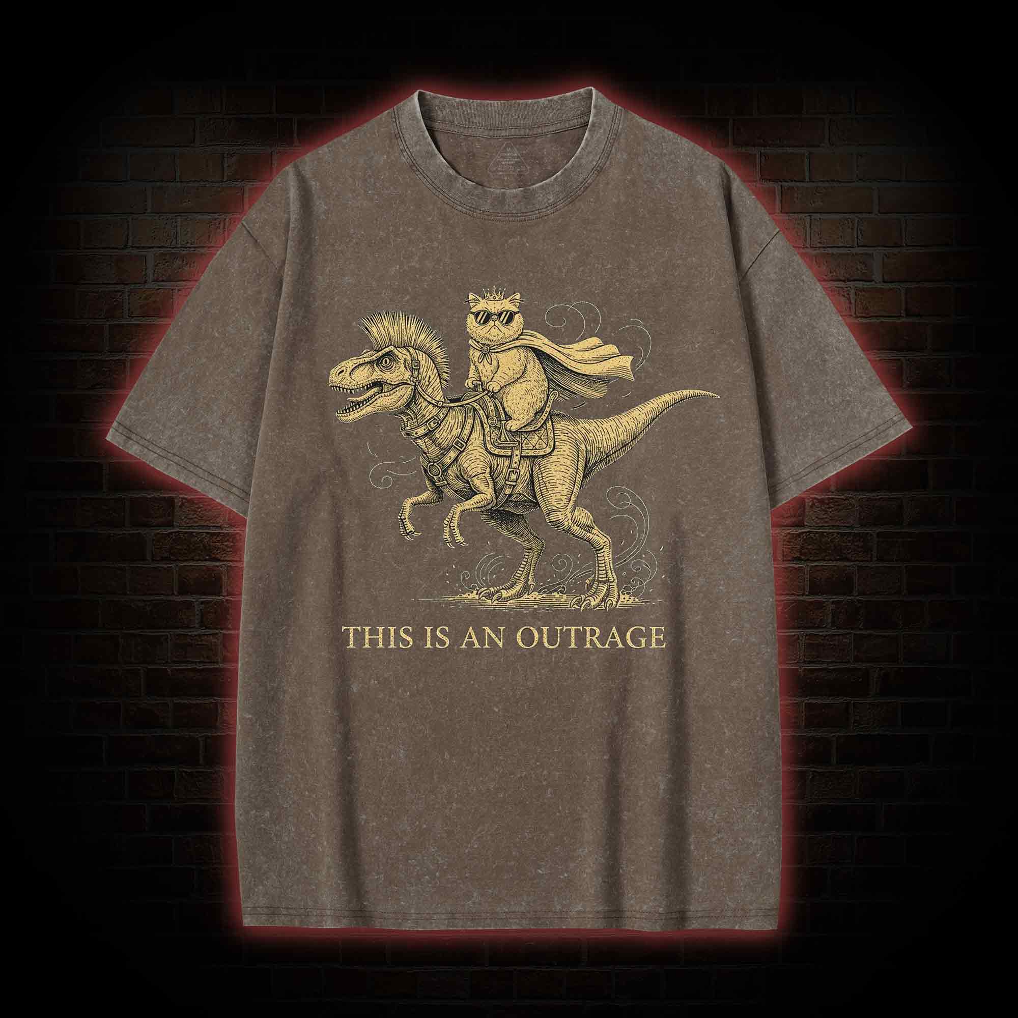 This is an Outrage Washed T-shirt