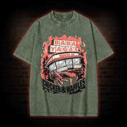Chicken&Waffles Washed T-shirt