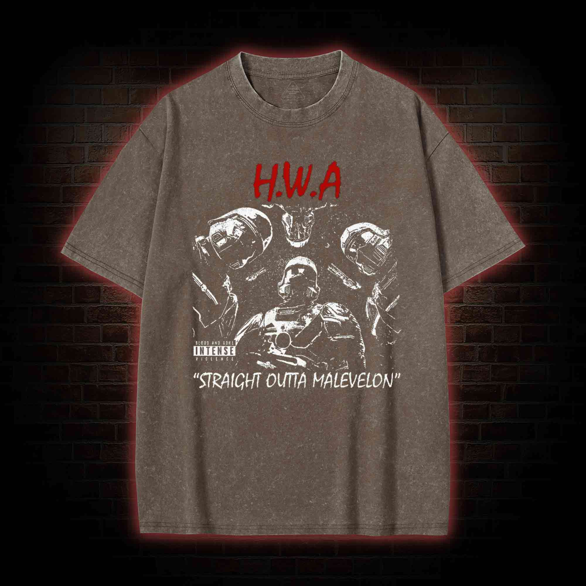 Space Soldier Washed T-shirt