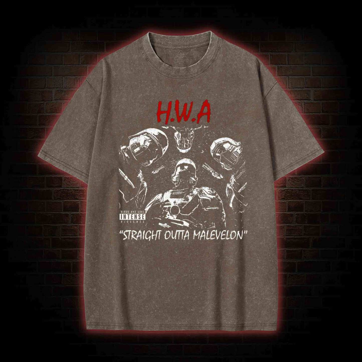 Space Soldier Washed T-shirt