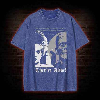 There're Alive! Washed T-shirt