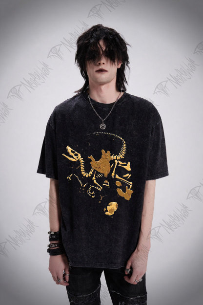 Plumber Palaeontology Washed T-shirt