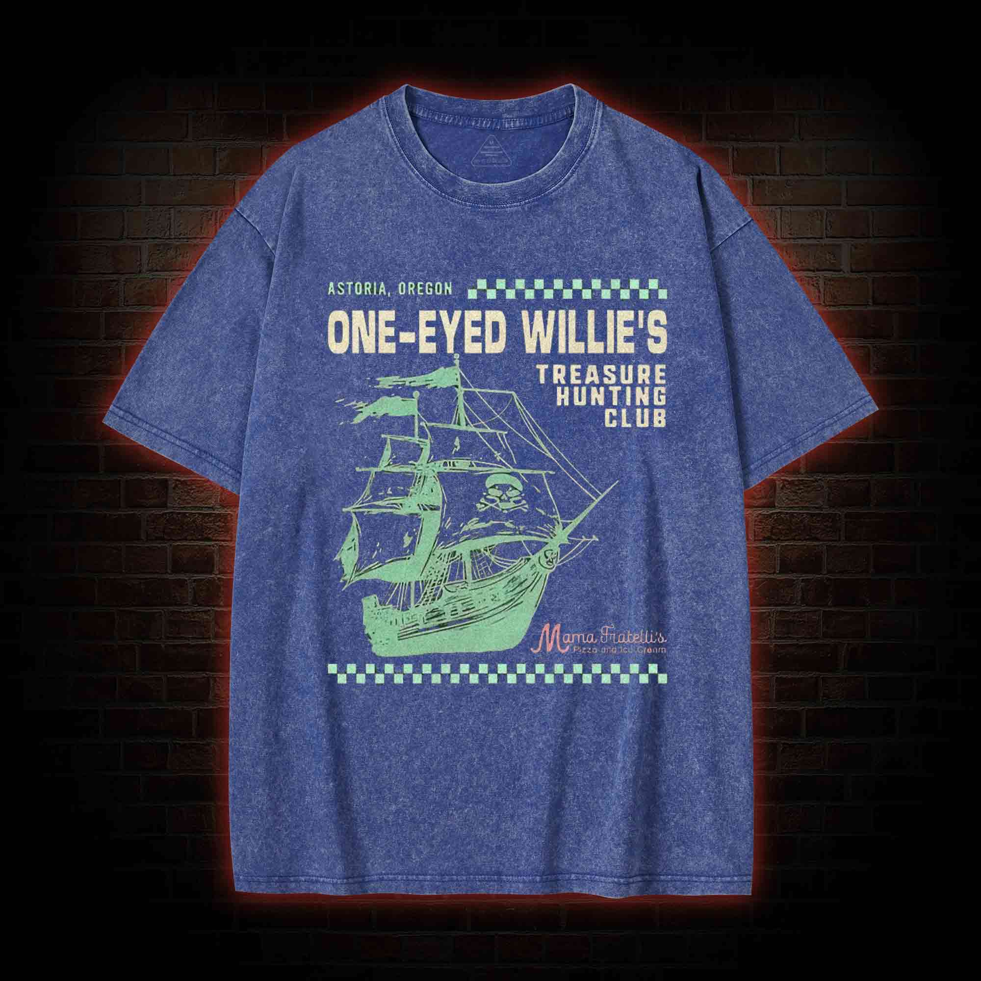 Treasure Hunting Club Washed T-shirt