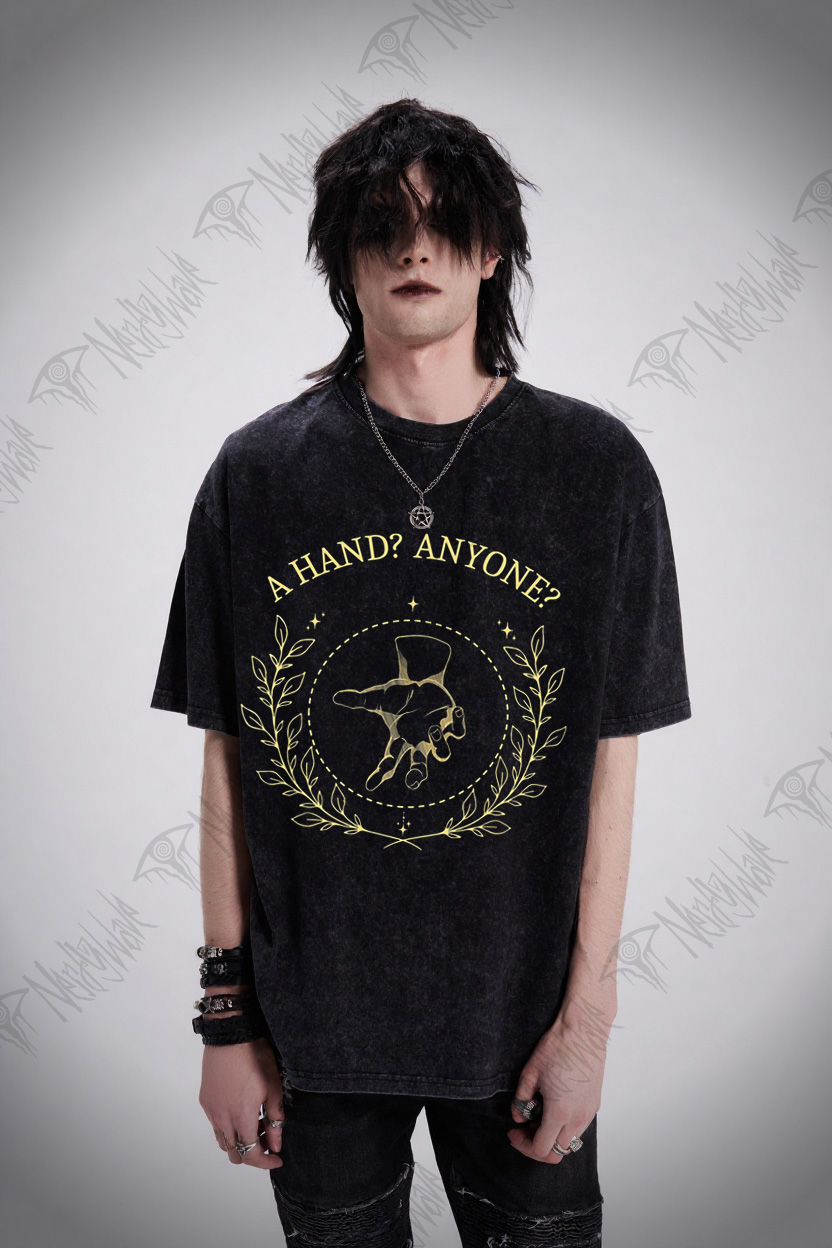 A Hand? Anyone? Washed T-shirt