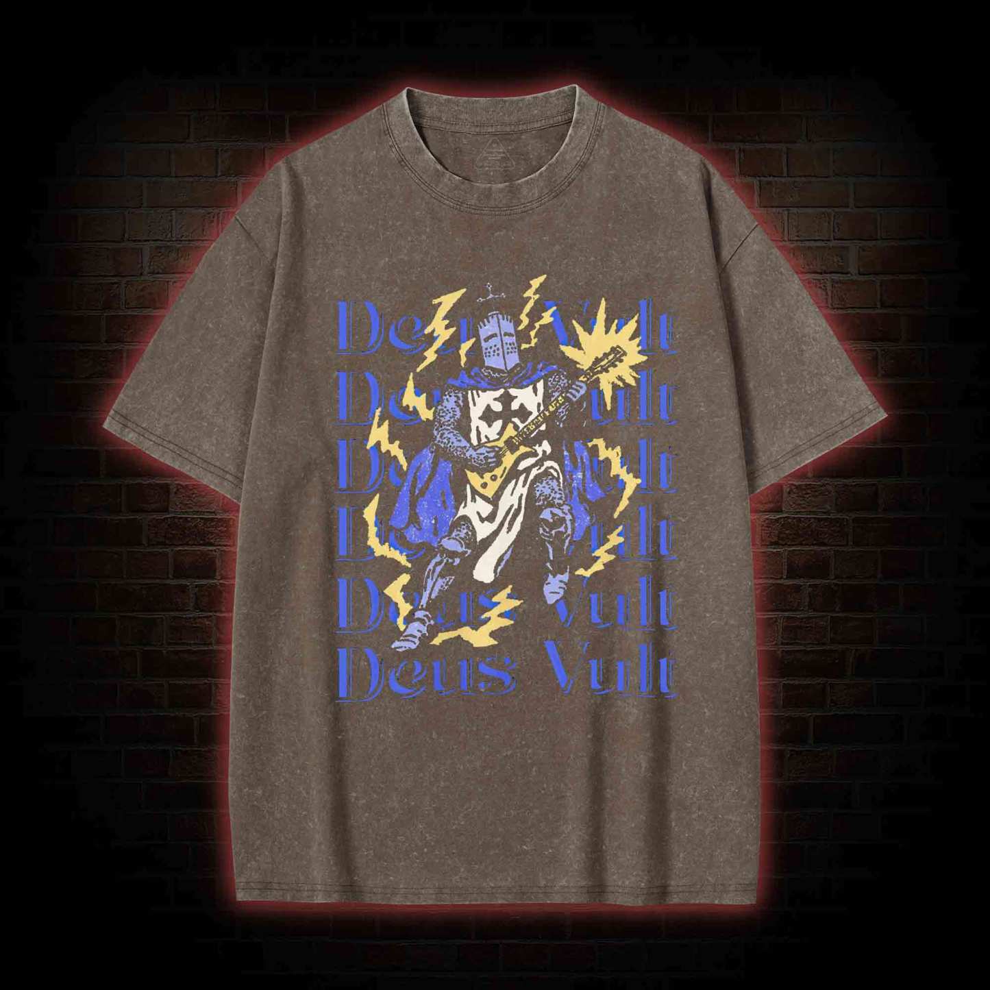 Deus Vult Washed T-shirt
