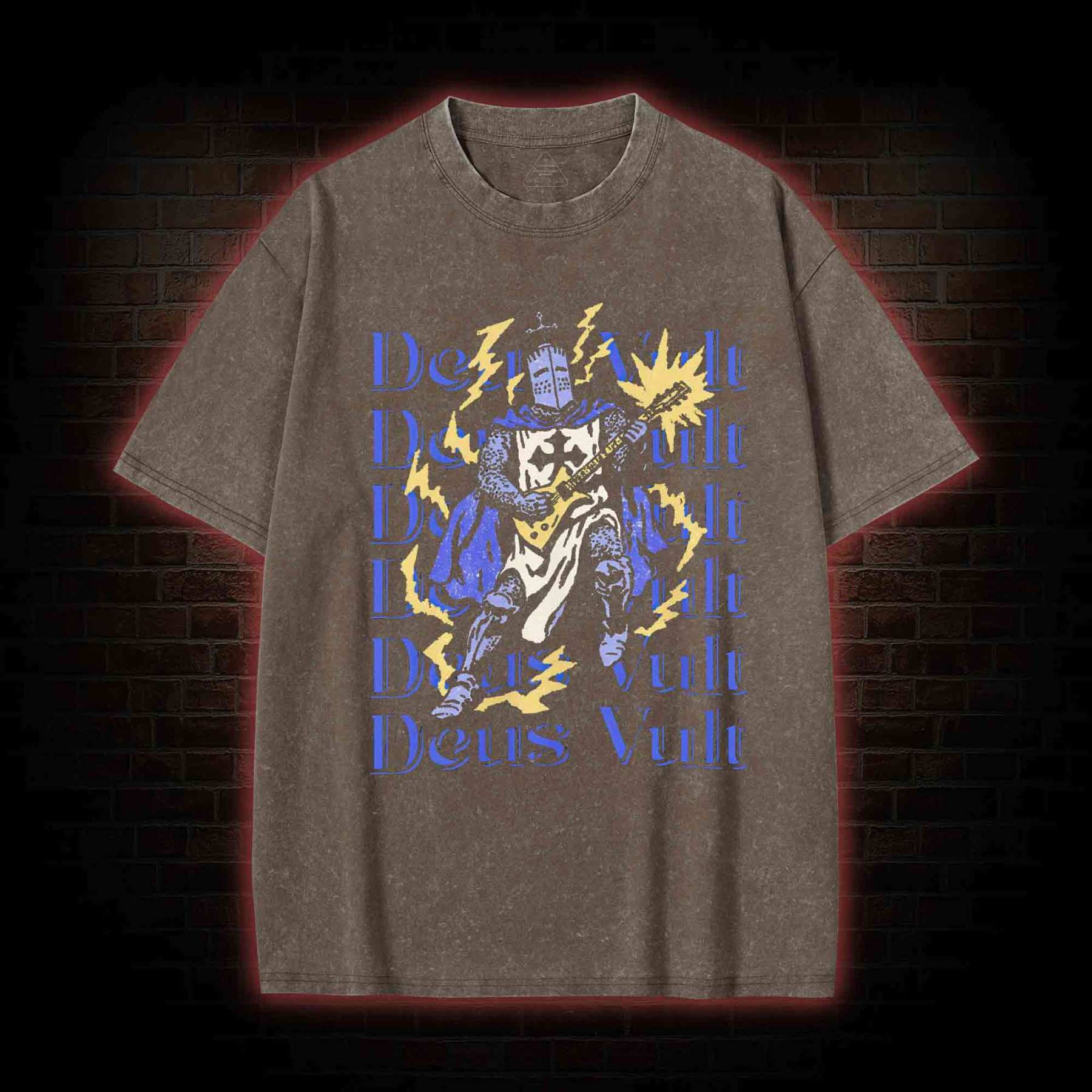 Deus Vult Washed T-shirt