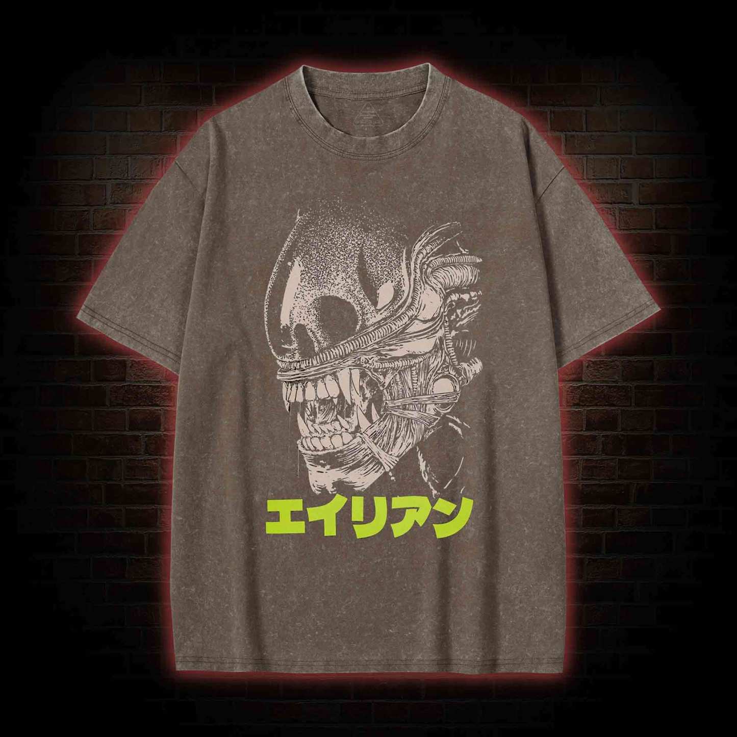 Alien Sci-fi Horror Washed T-shirt