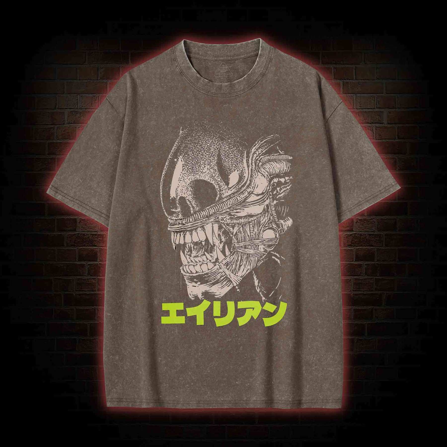 Alien Sci-fi Horror Washed T-shirt