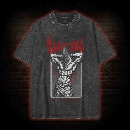 Pyramid Head Workout Washed T-shirt