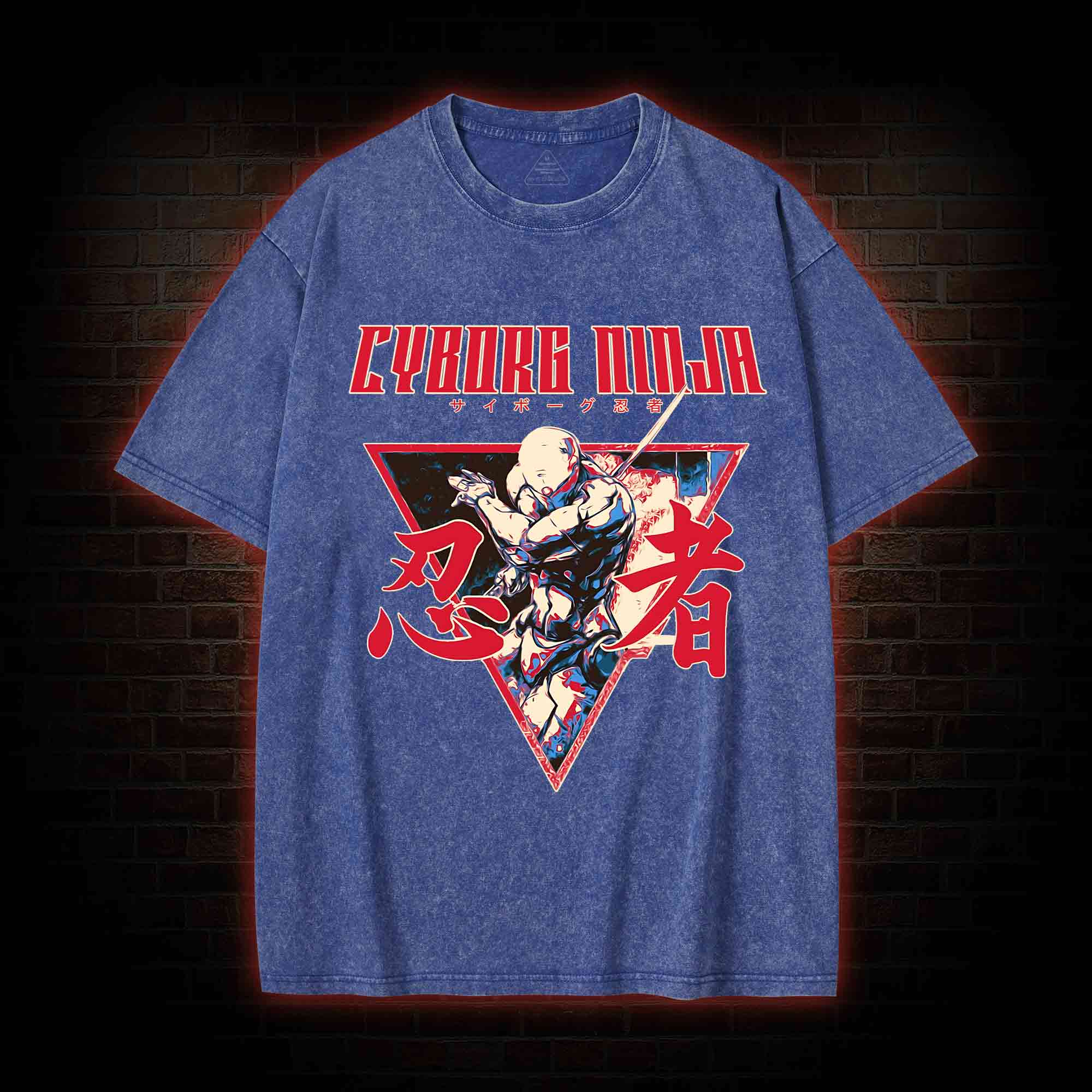 Cyber Ninja Washed T-shirt