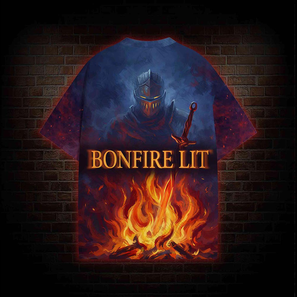 Bonfire Lit All Over Print T-shirt