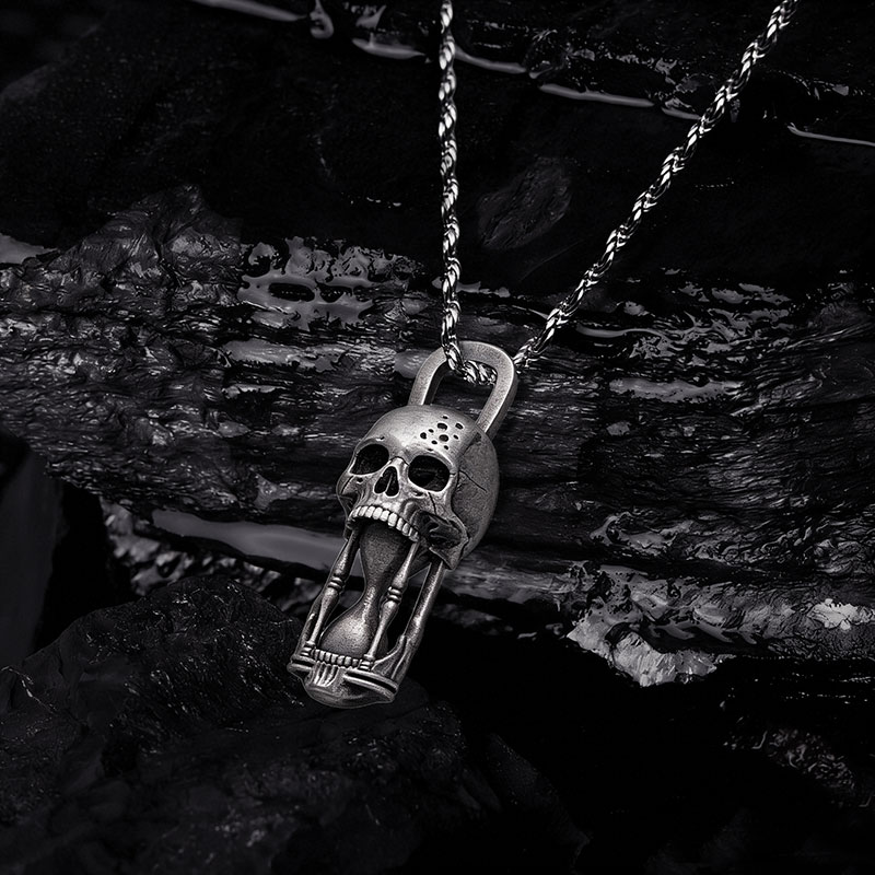 Hourglass of Death Sculptural Necklace