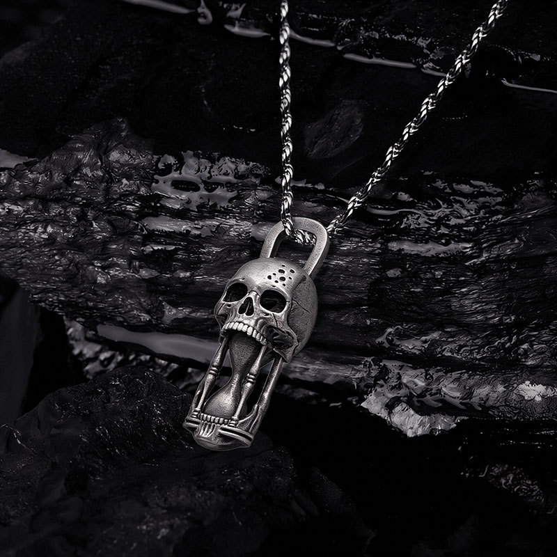Hourglass of Death Sculptural Necklace