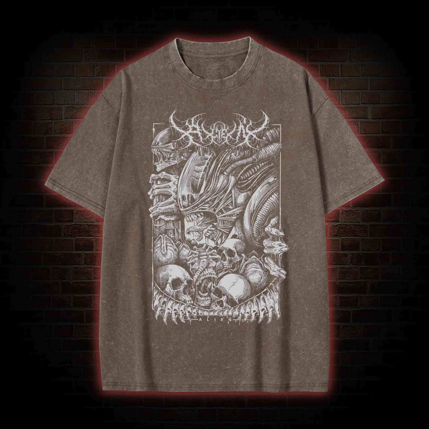 Alien Perfect Organism Vintage Washed T-shirt