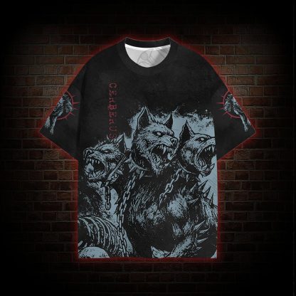 Cerberus Horror Graphic T-shirt