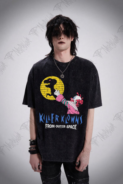 Shadow Puppet Clowns Washed T-shirt