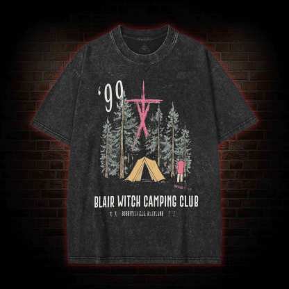 Witch Camping Washed T-shirt