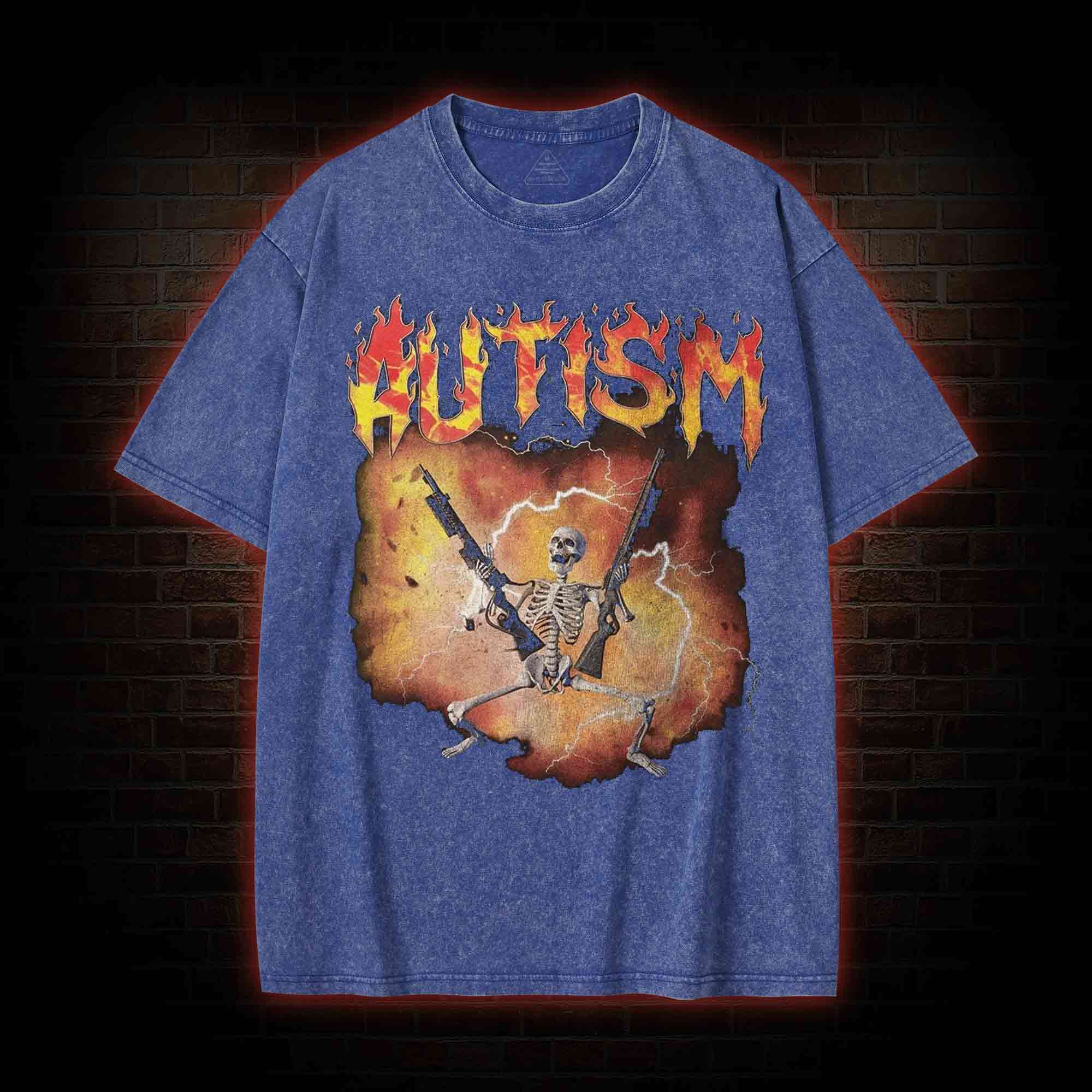 Autistic Washed T-shirt
