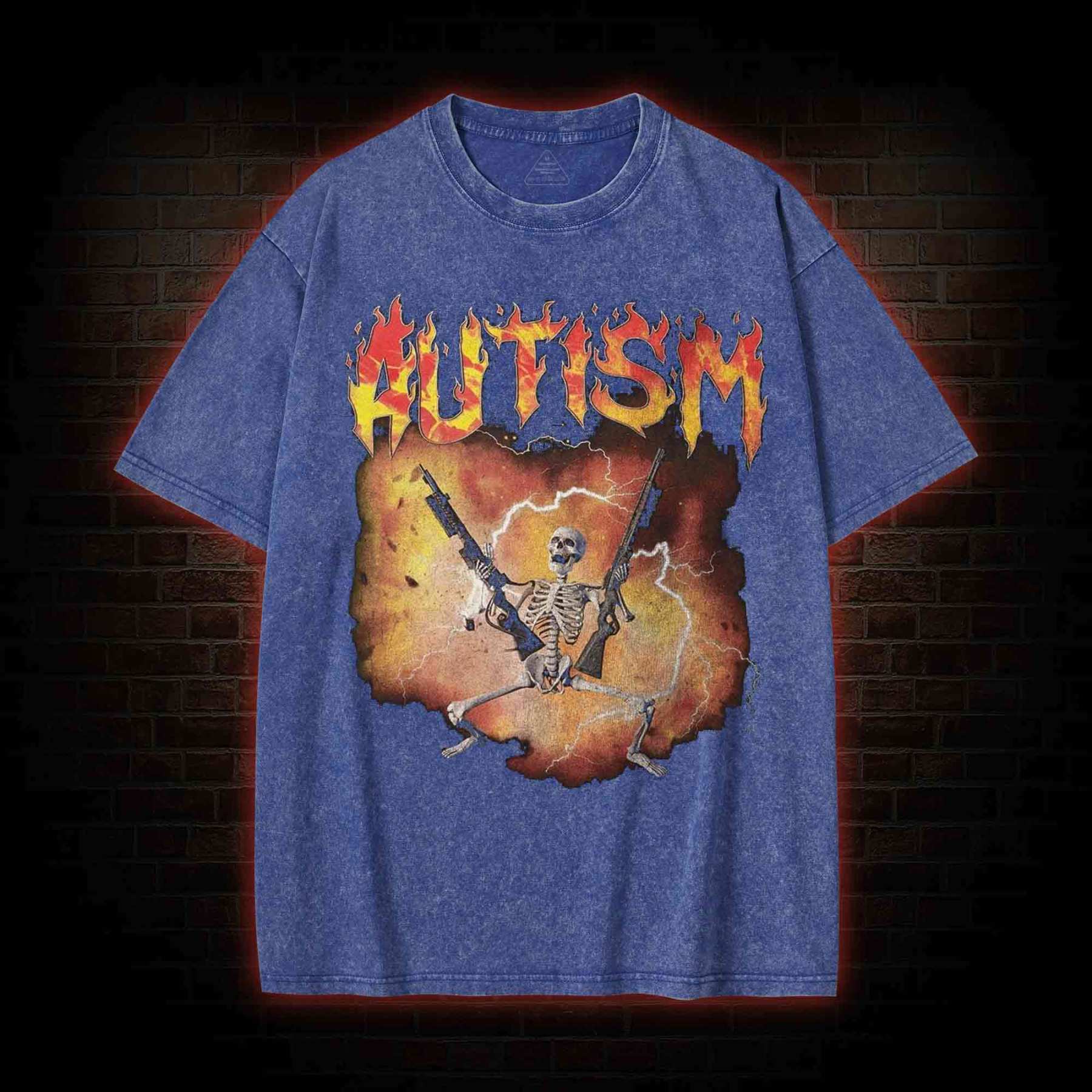 Autistic Washed T-shirt