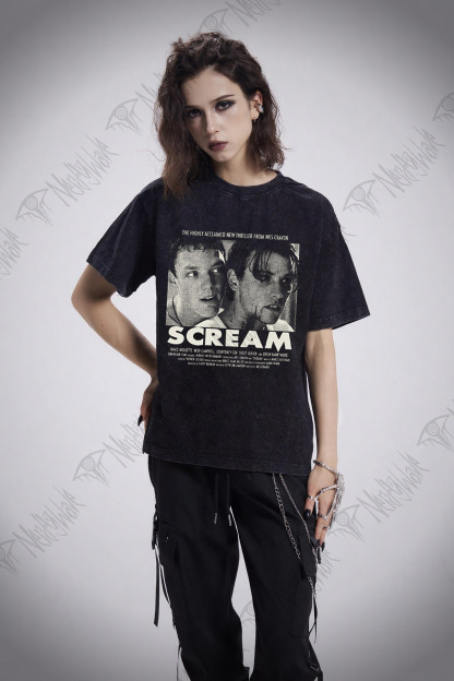 What's Your Favorite Scary Movie? Washed T-shirt