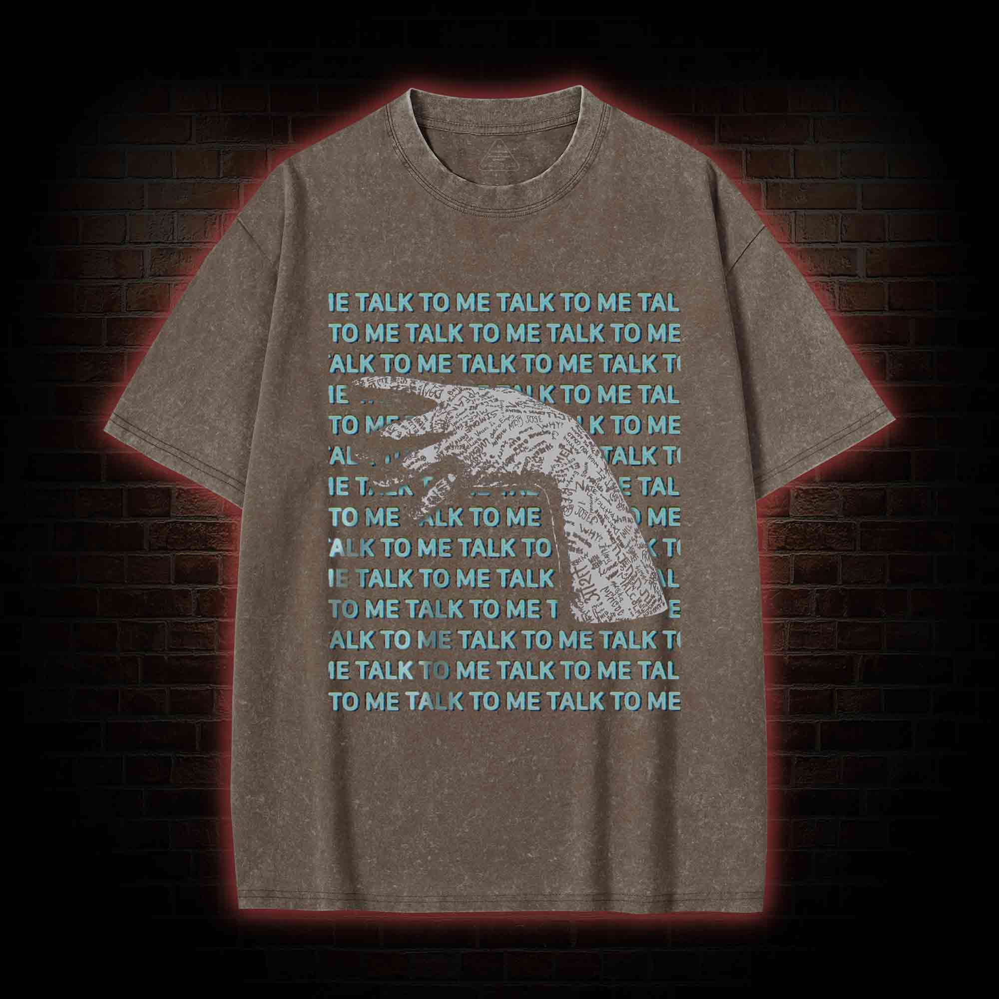 If You Talk to Them, They will Answer Washed T-shirt