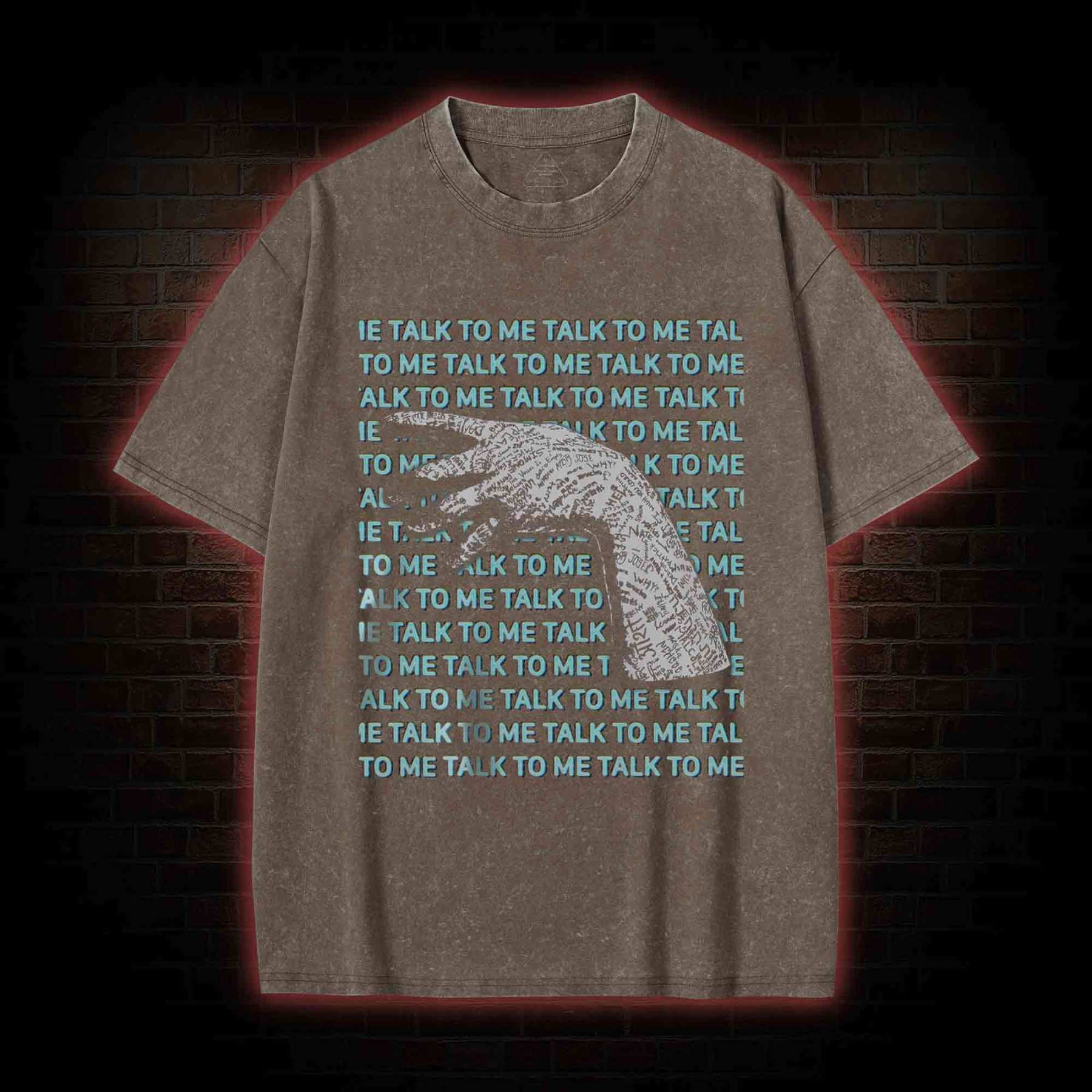 If You Talk to Them, They will Answer Washed T-shirt