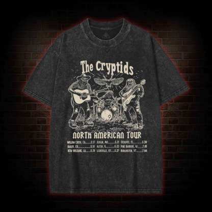 The Cryptids Band Washed T-shirt