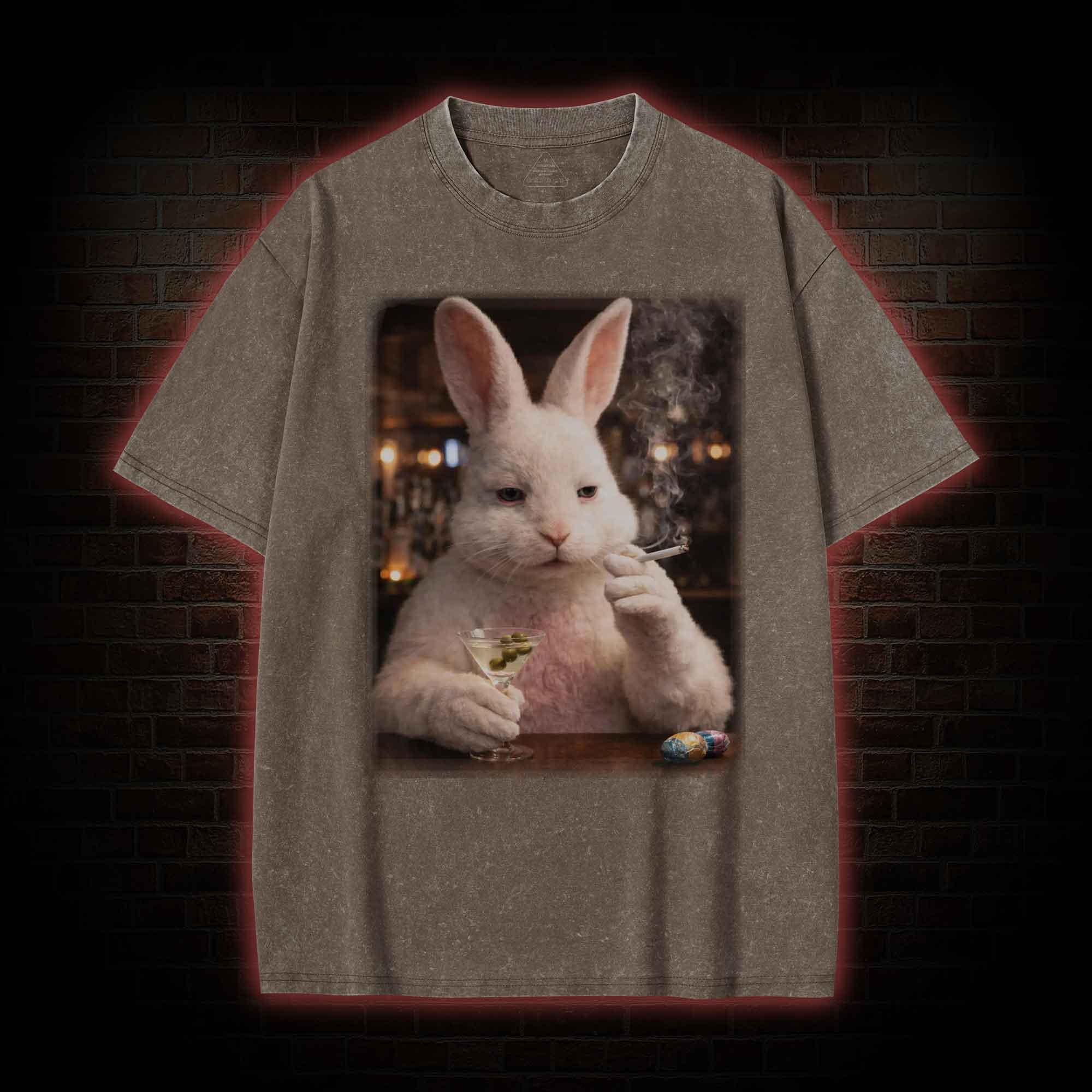 Unhinged Bunny Washed T-shirt